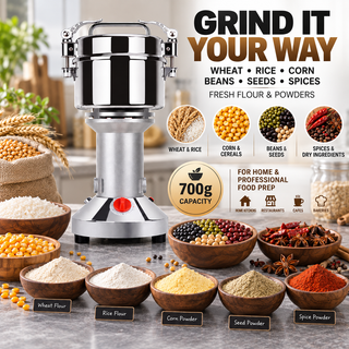 Herb Grain Grinder 700g Electric Mill Cereal Machine-High Speed/Durable Life