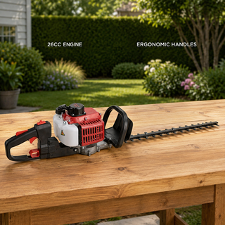 24" Double Sided Blade 26cc Gas Hedge Trimmer Recoil Gasoline Trim Blade