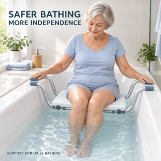 Lightweight Suspended Bath Seat Bathroom Washing Mobility Aid Bath Chair