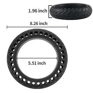 2Pcs 8 inch Solid Scooter Tires w/3 Tools Xiaomi m365 gotrax gxl/XR
