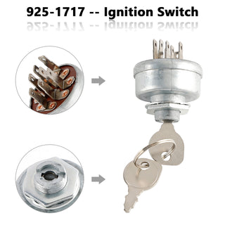 Ignition Switch for Husqvarna Murray MTD 140301 925-1717 92556 532140301