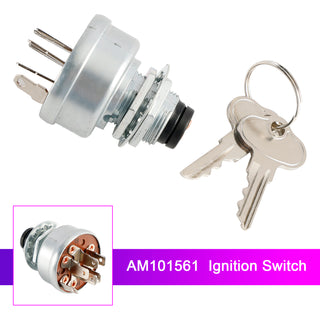 Ignition Switch AM101561 TCA22740 for John Deere 130 165 170 180 185 F912 F915