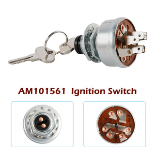Ignition Switch AM101561 TCA22740 for John Deere 130 165 170 180 185 F912 F915
