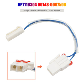 Fridge Defrost Thermostat for Kenmore, AP7116304, PS12199075, 60148-0007500