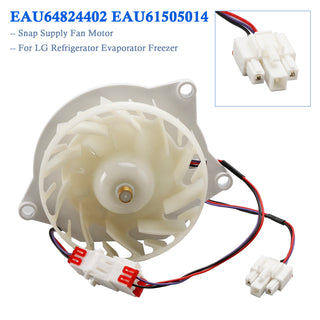 EAU64824402 Snap Supply Fan Motor for LG Refrigerator Evaporator Freezer