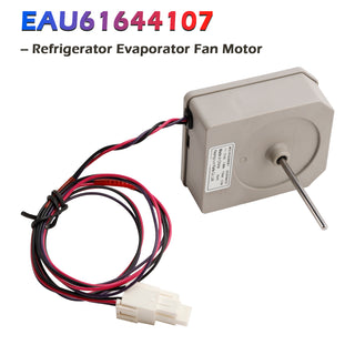 EAU61644107 Refrigerator Evaporator Fan Motor for LG Freezer RDD056X09 4681JB1029H