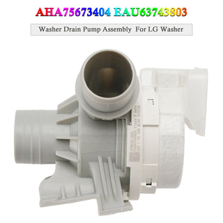 AHA75673404 EAU63743803  Washer Drain Pump Assembly Replaces for LG Washer