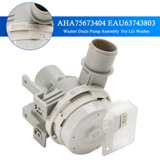 AHA75673404 EAU63743803  Washer Drain Pump Assembly Replaces for LG Washer