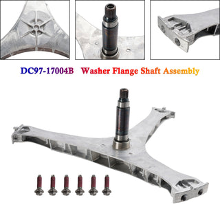 Assembly Flange Shaft for Samsung Washer Spider Arm DC97-17004B 6 Screws
