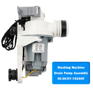 DC97-19289F Washing Machine Drain Pump Assembly for Samsung Washer DC97-19289B