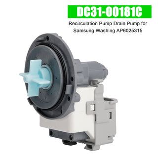 DC31-00181C Recirculation Pump Drain Pump for Samsung Washing AP6025315
