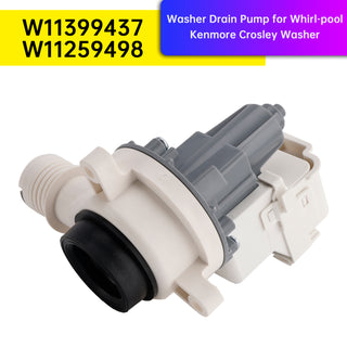 W11399437 W11259498 Washer Drain Pump for Whirl-pool Kenmore Crosley Washer
