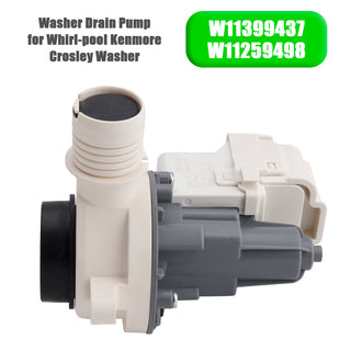 W11399437 W11259498 Washer Drain Pump for Whirl-pool Kenmore Crosley Washer