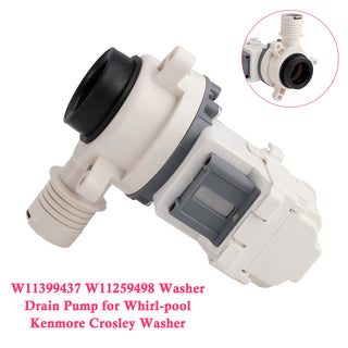 W11399437 W11259498 Washer Drain Pump for Whirl-pool Kenmore Crosley Washer