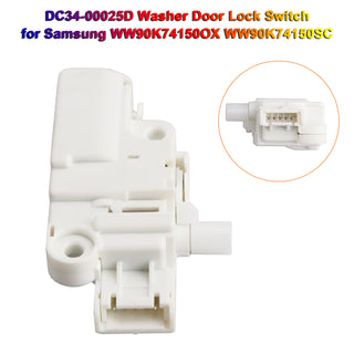 DC34-00025D Washer Door Lock Switch for Samsung WW90K74150OX WW90K74150SC
