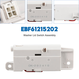 EBF61215202 Lid Switch Assembly for LG Washing Machines – Compatible with WT4801CW, WT1001CW & More