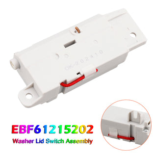 EBF61215202 Lid Switch Assembly for LG Washing Machines – Compatible with WT4801CW, WT1001CW & More