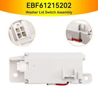EBF61215202 Lid Switch Assembly for LG Washing Machines – Compatible with WT4801CW, WT1001CW & More