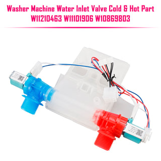 Washer Machine Water Inlet Valve Cold & Hot Part W11210463 W11101906 W10869803