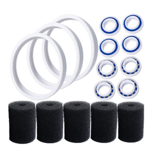 Tire Sweep Tail Scrubber Ball Bearing Wheel Kit For Polaris Pool Cleaner 180 380