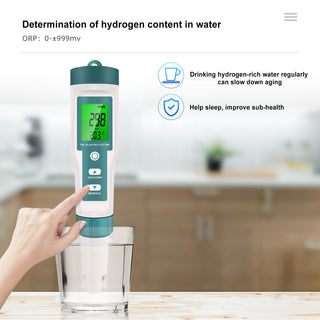 7-In-1 Water Quality Tester Digital Water Quality Meter Multi-Parameter Water Tester