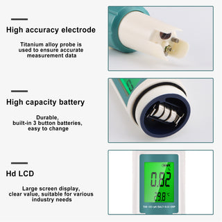 7-In-1 Water Quality Tester Digital Water Quality Meter Multi-Parameter Water Tester