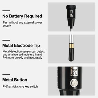 Handheld Soil moisture sensor Soil PH Tester PH & Moisture Meter