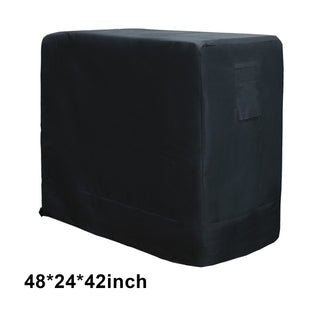 48*24*42 In. Outdoor Firewood Log Storage Rack Cover Waterproof Snow Protect