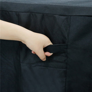 48*24*42 In. Outdoor Firewood Log Storage Rack Cover Waterproof Snow Protect