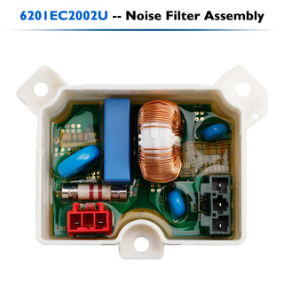 6201EC2002U Noise Filter Assembly for LG & Kenmore Washing Machine & Dishwasher