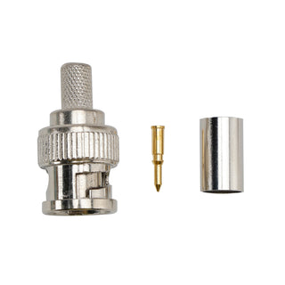 Coax RF/BNC Crimp Tools For RG59/RG6 With 10Pcs BNC Plug Crimp Connector Set