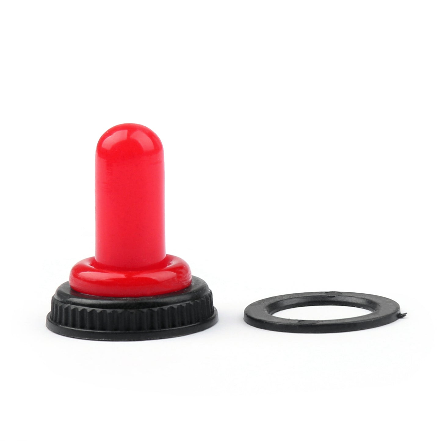 1x Car Toggle Switch Boot 12mm Rubber Waterproof Cover Cap IP67 T700-1 Red