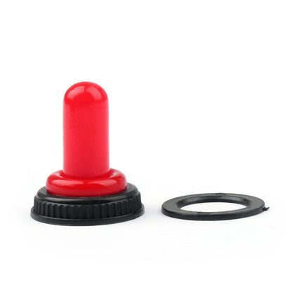 1x Car Toggle Switch Boot 12mm Rubber Waterproof Cover Cap IP67 T700-1 Red