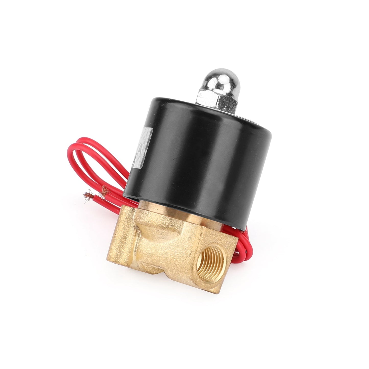 1/4" DC 12V Brass Normally Closed Electric Solenoid Valve BSP Gas Water Air N/C Generic