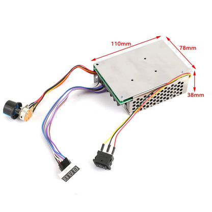 DC 10-55V MAX 60A PWM Motor Speed Controller CW CCW Reversible 12V 24V 36V Generic