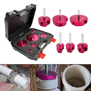 6 Piece 04529 For PPRK6 Plastic Pipe Fitting Reamer Kit For1/2" Drills