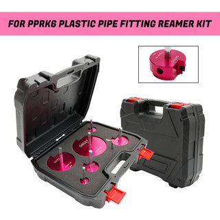 6 Piece 04529 For PPRK6 Plastic Pipe Fitting Reamer Kit For1/2" Drills