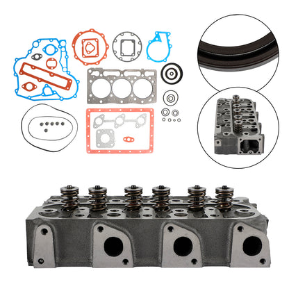 Complete Cylinder Head+Gasket For Kubota D1105 RTV1100 RTV1100CW9 RTV1140CPX