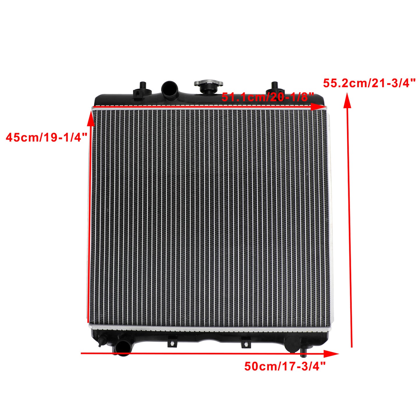 Radiator 3C001-17100 For Kubota Tractor M5040 M6060 M7040 M7060 M5140 M6040 Generic