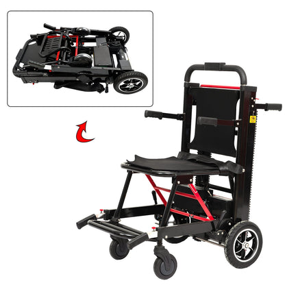 Large Wheel Motorized Climbing Wheelchair Stair Lifting Chair Elevator Disabled Generic