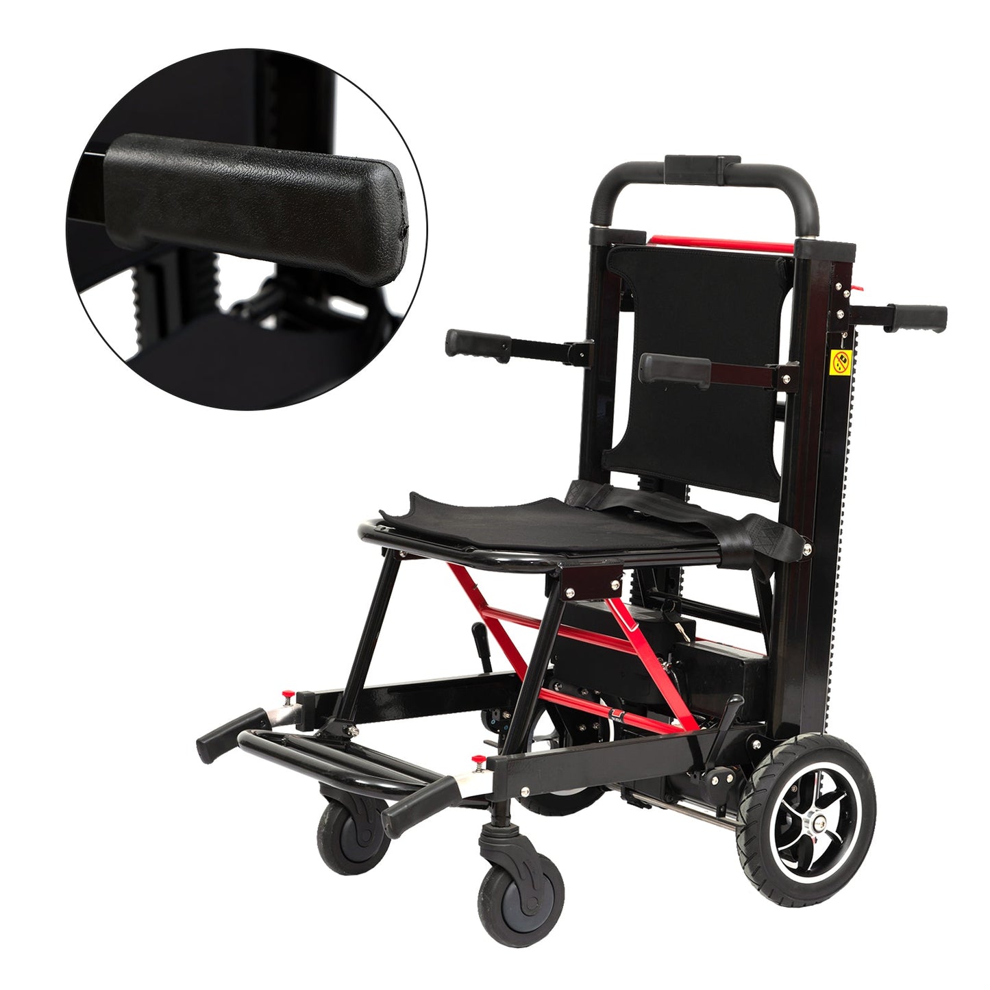 Large Wheel Motorized Climbing Wheelchair Stair Lifting Chair Elevator Disabled