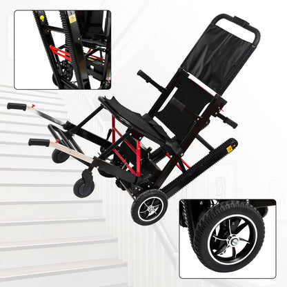 Large Wheel Motorized Climbing Wheelchair Stair Lifting Chair Elevator Disabled