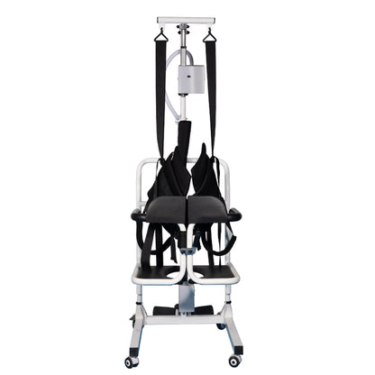 180° Split Seat Electric Transfer Chair Patient Lift (4 in 1) for Home 330 lbs Load-Bearing for Elderly Disabled Handicapped Full Body Sling Portable