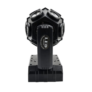 Moving Head Beam Light 180W Moving Head Light RGBW 360°Rotation DJ Lights DMX 512 with Sound Activated