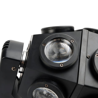 Moving Head Beam Light 180W Moving Head Light RGBW 360°Rotation DJ Lights DMX 512 with Sound Activated