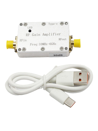 10M-6GHz RF Amplifier 30dB High Gain Driver Receiving Amplifier for GPS Receiver
