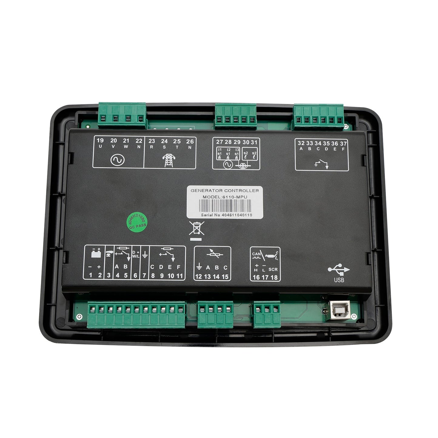 DSE6110 Generator Controller Auto Start Diesel Genset Control Panel Generic