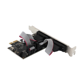 PCIE To 2-Port Dual RS232 Serial PCI-E Extender Board Adapter Card WCH382 Chip