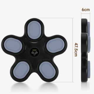 Music Boxing Machine with Boxing Gloves – Wall-Mounted Smart Boxing Trainer Electronic Punching Target for Home Indoor & Gym Workouts