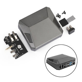 2021 Computer Aluminum Case Enclosure Box For Raspberry Pi 4 B 4B for Argon One